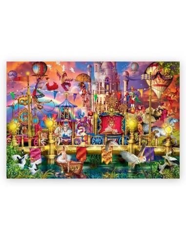 Puzzle en bois - Magical world 500 pièces - Wood craft Trefl