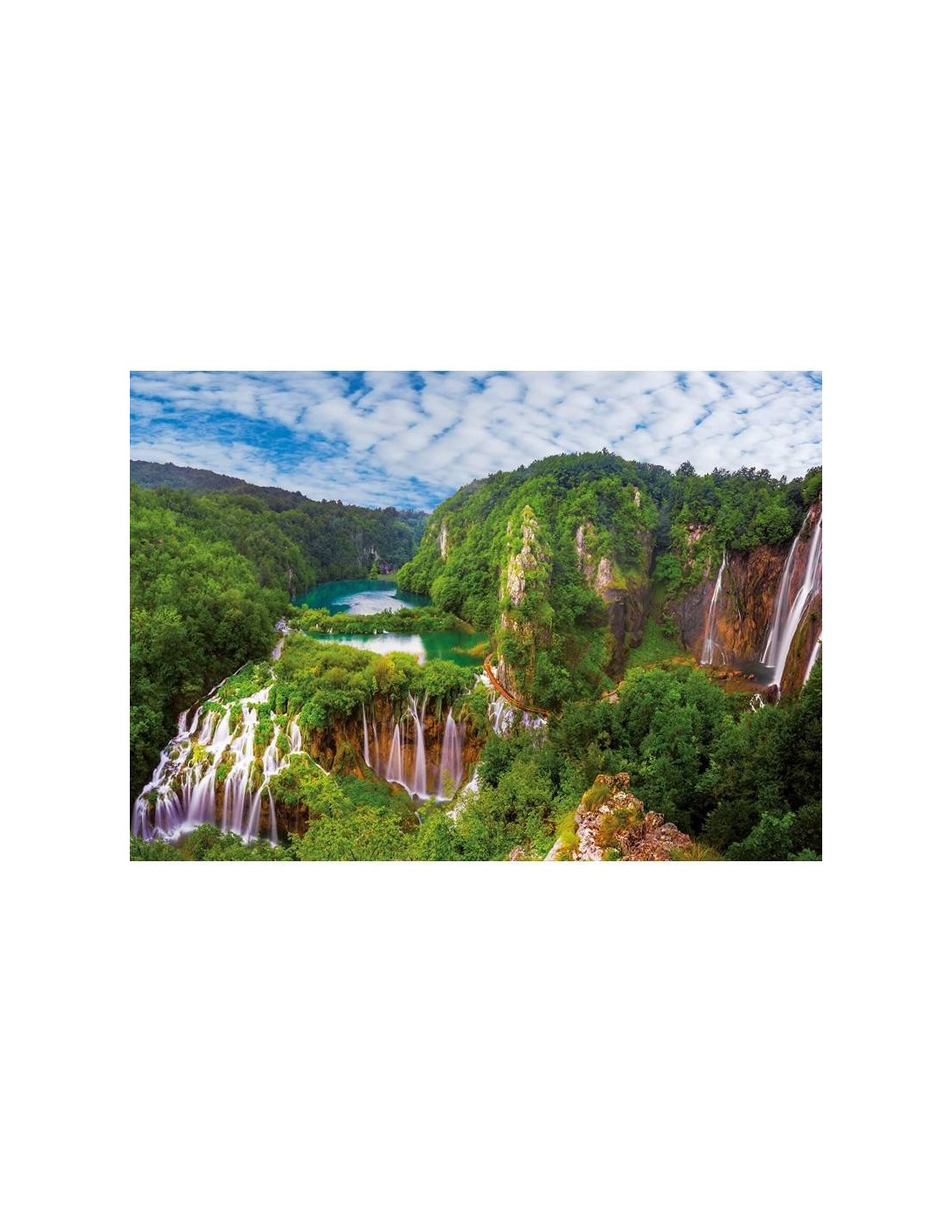 Puzzle Usha A Chutes De Plitvice Pcs Et Lac Skadar Pcs